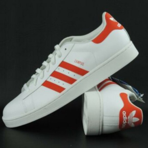 Adidas Other - Adidas Campus II Mens Shoes White Red